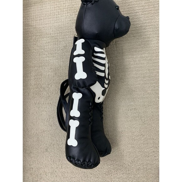 Black Skeleton Stuffed Teddy Bear Backpack Goth 26\